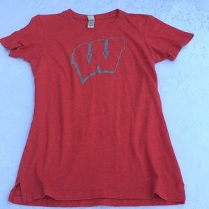Wisconsin T-shirt small washed out look